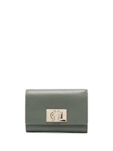 Furla portefeuille en cuir à plaque logo - Vert