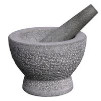 Svenska Living Vijzel met stamper - graniet - D16 cm   - - thumbnail