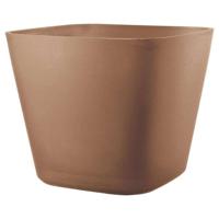 Vierkante bloempot - DEROMA - Origin - 12 L - Terracotta