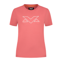 Dames - MV Logo T-shirt - Coral - S - Max Verstappen