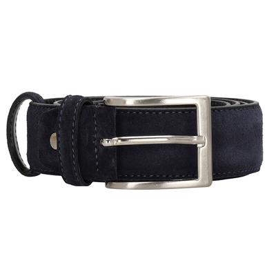 D-Exclusive Suède Riem 3.5 cm Donker Navy