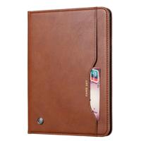 Knead huidtextuur horizontaal Flip lederen case voor iPad 9 7 2018/2017/Air/Air 2/Pro 9 7 met foto frame & houder & kaartsleuven & portemonnee (bruin