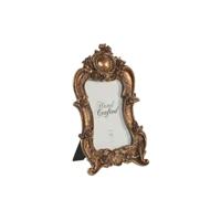 Fotolijsten DKD Home Decor 15 x 2 x 25 cm Gouden Hars