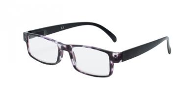 HIP Leesbril zwart/transparant - +2.0