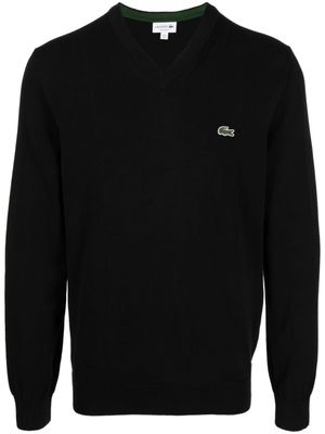 Lacoste pull à logo brodé - Noir
