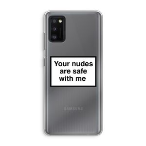 Safe with me: Samsung Galaxy A41 Transparant Hoesje