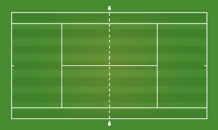 Tennisveld tiener vinyl tapijt Tennisveld tiener vinyl tapijt