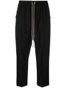 Rick Owens pantalon court Astaires à lien de resserrage - Noir