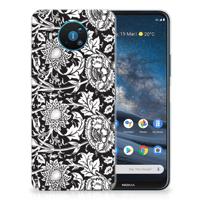 Nokia 8.3 | TPU Case | Black Flowers