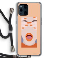 Surprise: Oppo Find X3 Transparant Hoesje met koord