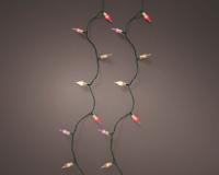 Led vintage lights peer 120 lamps multi colour