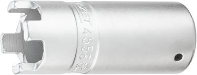 HAZET Drukmoer-nokkensleutel 4558 · 1/2 inch (12,5 mm) vierkant hol · 28,4 mm