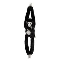 Pluche hangende zwarte gorilla aap/apen knuffel 84 cm speelgoed - thumbnail