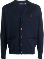 Polo Ralph Lauren cardigan à col v - Bleu