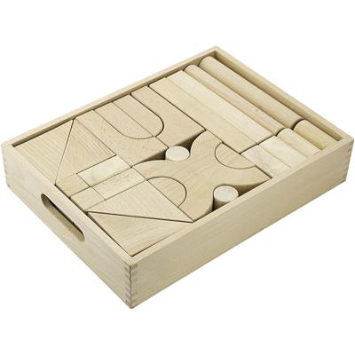 VIGA houten blokkenset, 48 onderdelen/ 1 set