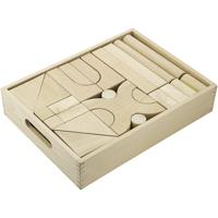 VIGA houten blokkenset, 48 onderdelen/ 1 set