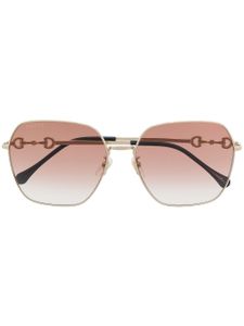 Gucci Eyewear lunettes de soleil Horsebit à monture carrée