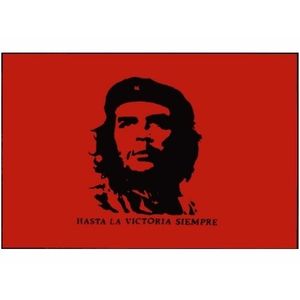 Vlag Che Guevara 90 x 150 cm   -