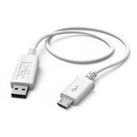Hama USB Laadkabel Micro USB 1m wit