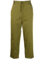 Kenzo pantalon de costume à coupe droite - Vert