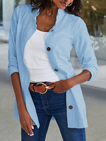 Casual Long Sleeve Shirt Coat