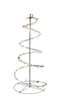 Boom swirl cluster 684led ip44 trafo met timer en dimmer hoogte 1.6 m warm wit/classic warm - Annas collection
