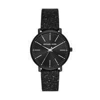 Horlogeband Michael Kors MK2885 Leder Zwart 18mm - thumbnail