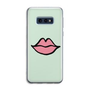 Kusje: Samsung Galaxy S10e Transparant Hoesje