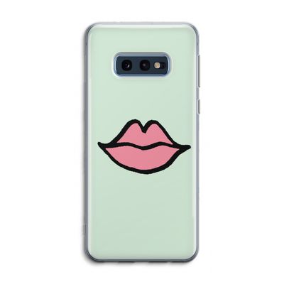 Kusje: Samsung Galaxy S10e Transparant Hoesje