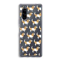Doggy: Sony Xperia 5 Transparant Hoesje