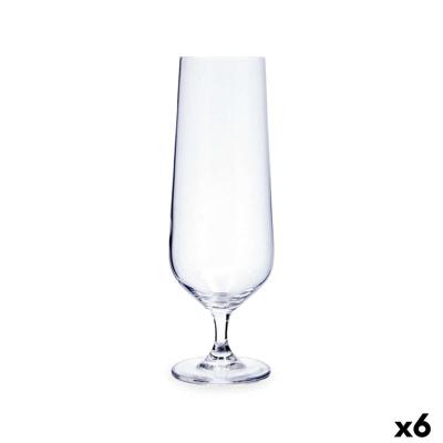 Fluitglas Bohemia Crystal Premiere Pils Transparant Glas 380 ml Bier (6 Stuks)