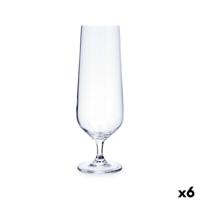 Fluitglas Bohemia Crystal Premiere Pils Transparant Glas 380 ml Bier (6 Stuks)