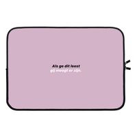 gij moogt er zijn: Laptop sleeve 13 inch