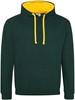 Just Cool JH003 Varsity Hoodie - Forest Green - S