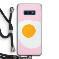 Sunny side up: Samsung Galaxy S10e Transparant Hoesje met koord