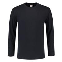 Tricorp T-shirt lange mouw - Casual - 101006 - marine blauw - maat 4XL