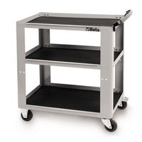 Beta C51 Grijze Trolley Gereedschapswagen | 3 Plateaus - 051000002