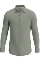 Desoto Slim Fit Jersey shirt groen, Motief