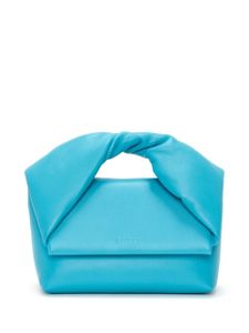 JW Anderson sac à bandoulière Twister médium en cuir - Bleu