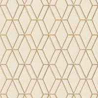 Dutch Wallcoverings Wallstitch/Bs1 Hexagonal - Beige