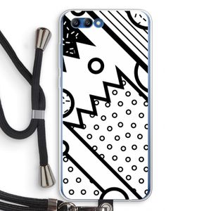 Pop Art #4: Honor 10 Transparant Hoesje met koord
