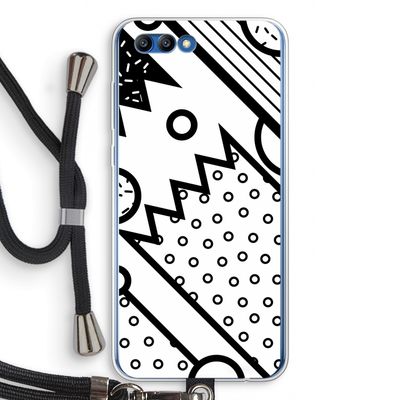 Pop Art #4: Honor 10 Transparant Hoesje met koord
