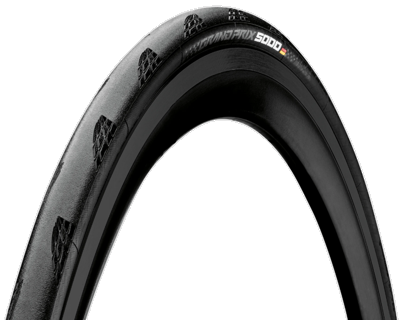 Continental grand prix 5000 - racefietsband 28-622 - zwart
