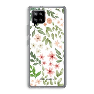 Botanical sweet flower heaven: Samsung Galaxy A42 5G Transparant Hoesje