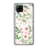 Botanical sweet flower heaven: Samsung Galaxy A42 5G Transparant Hoesje