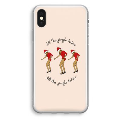 Jingle Ladies: iPhone X Transparant Hoesje
