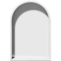 Inbouwnis Looox BoX Arc 32x7x47 cm Mat Wit Looox
