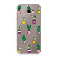 Sanseveria: Samsung Galaxy J4 Plus Transparant Hoesje