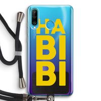 Habibi Majorelle : Huawei P30 Lite Transparant Hoesje met koord