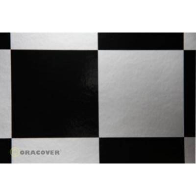 Oracover 691-091-071-002 Strijkfolie Fun 6 (l x b) 2 m x 60 cm Zilver-zwart